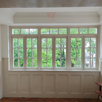 DEMEA Protégez la maison de votre famille avec une fenêtre en verre trempé haute sécurité avec serrures anti-effraction style français à battants