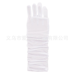 Children's Snowflake Theme Costume Accessory Set Blue <b>Headband</b> Black Choker Gloves Party Wear - Product Image 4