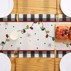 Christmas Printed Table Placemats, Heat Resistant Xmas Dinner <b>Mats</b> for Home <b>Kitchen</b> Dining Table Holiday Decoration - Product Image 2