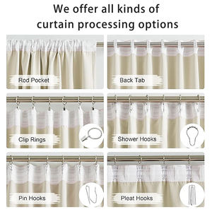 Luxury Fabric Custom Curtains Dining Room Living Room Sheer <b>Window</b> <b>Shades</b> Home Hotel Hospital Bedroom Elegant Home Decoration - Product Image 3