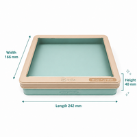 Boîte à biscuits rectangulaire personnalisée avec fenêtre transparente pour l'emballage de biscuits, chocolats et bonbons, conteneur cadeau de luxe en fer blanc