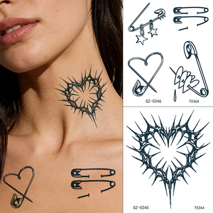 Tatuaggi Temporanei Indiani Semi-Permanenti, Impermeabili, Non Tossici, Ecologici, per Adulti, Design Artistico, Durata 2 Settimane - Product Image 3