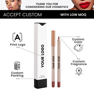 <span class=keywords><strong>Crayon</strong></span> à lèvres noir mat à haute pigmentation, lisse, longue tenue 24 heures, imperméable, marque privée, <span class=keywords><strong>crayon</strong></span> à lèvres brun mat nude, <span class=keywords><strong>crayon</strong></span> à lèvres vegan - Product Image 1