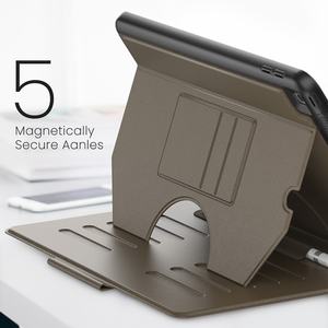 Étui intelligent pour tablette professionnelle pour iPad 10,2 pouces 2019 2020 2021, housse en cuir antichoc avec béquille - Product Image 3