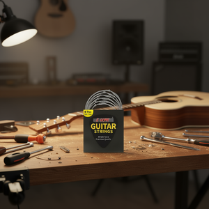 Cordes de guitare à 5 cordes, 6 pièces, jauge légère, nickel poli, ton brillant, accessoires pour guitare acoustique - Product Image 2