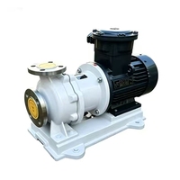 Pompes à eau industrielles basse pression 7,5 kW CQB80-65-125 en acier inoxydable, pompe centrifuge magnétique pour produits chimiques