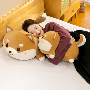 Peluche adorable Shiba Inu & <span class=keywords><strong>Corgi</strong></span>, coussin de lit super doux en duvet et coton, 40-70cm, pour garçons et filles - Product Image 3