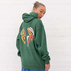 Sweat à capuche en coton éponge décontracté surdimensionné rose imprimé logo personnalisé 2 pièces Vente en gros 2023 hiver haute qualité - Product Image 5