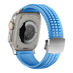 Nueva <span class=keywords><strong>Correa</strong></span> Deportiva de Fluororubber SEURE, Mismo Estilo para <span class=keywords><strong>Apple</strong></span> <span class=keywords><strong>Watch</strong></span>, <span class=keywords><strong>Correa</strong></span> de Goma de 44, 45, 46, 49 mm para iWatch Series Ultra/11/10/9/8/SE - Product Image 6