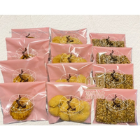 Petit sac transparent mat laminé avec impression personnalisée pour biscuit bonbon biscuit pochette en plastique thermoscellée pour biscuits