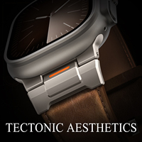 Кожаный ремешок для Apple Watch Ultra 3 2 Series 11 10 9, винтажный, с эффектом масляной пропитки, для мужчин