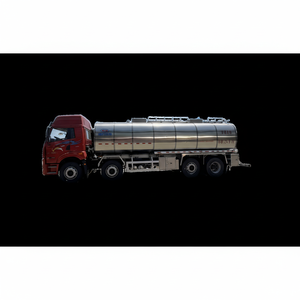 Camion-citerne à liquide isolé en alliage d'aluminium FAW Jiefang 8x4 25000 litres avec pompe 80 60 - Product Image 1