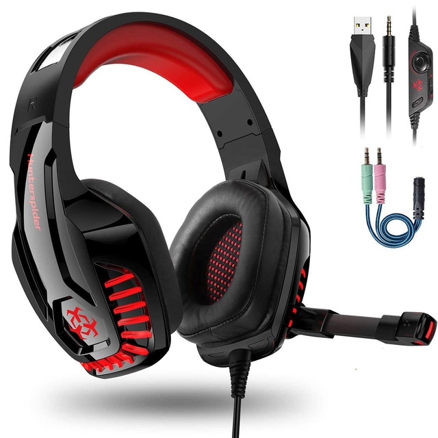 Surround Gamer Headphones USB Headband Games Audifonos Noise Gaming Headset With Microphone