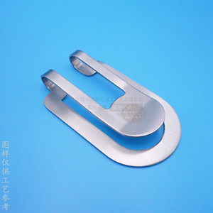 Stainless Steel <b>Money</b> <b>Clip</b> Hollow Coin Holder For Leather Wallet Unisex Business Gift Geometry Design - Product Image 3