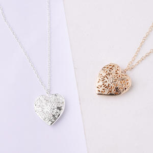 טרנדי לב תליון תליון שרשרת השנה תמונה שרשרת תכשיטי הולו לב שרשרת לנשים חברה החבר - Product Image 1