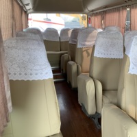 Bus Toyota Coaster d'occasion à entraînement manuel LHD de haute qualité à vendre