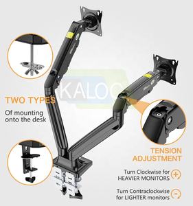 Support d'écran d'ordinateur de bureau LED LCD à double bras KALOC DS110-2, très vendu, compatible avec les écrans jusqu'à <span class=keywords><strong>32</strong></span> pouces - Product Image 4