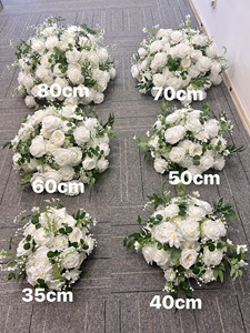 Offre Spéciale – Grande Composition Florale Artisanale Parfumée en Forme de Rose (50cm, 60cm, 70cm, 80cm) – Centre de Table pour Mariage - Product Image 1