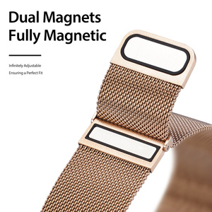 สายนาฬิกาที่เหมาะกับ Apple Watch สายมิลานแบบความหนาแน่นสูง iWatch สายโลหะแม่เหล็กคู่ของ Apple สายนาฬิกาสำหรับธุรกิจ - Product Image 6