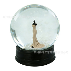 Mermaid Wedding Dress <b>Crystal</b> <b>Ball</b> Ornament Round Decorative Desktop Gift Fujian Craft - Product Image 4
