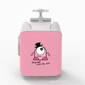 ALL PASS Nouveau dessin animé pour enfants assis dans les bagages <span class=keywords><strong>de</strong></span> voyage <span class=keywords><strong>de</strong></span> bébé bagages d'embarquement avec glissière <span class=keywords><strong>de</strong></span> sécurité bébé poussette <span class=keywords><strong>valise</strong></span> - Product Image 5