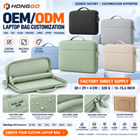 Housse pour ordinateur portable OEM multi-compartiments en tissu Oxford 13-15,6 pouces, sacoche de voyage professionnelle pour ordinateur portable, mallette de rangement