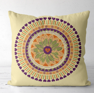 ปลอกหมอนอิงลายแมนดาลาอินเดีย ลายดอกไม้อาหรับ ลายพระอาทิตย์พระจันทร์ อาราแรต ขายดีปี 2026 พร้อมส่ง - Product Image 5