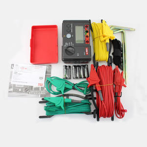 UNI-T UT521 เครื่องทดสอบความต้านทานกราวด์แบบดิจิตอล แสดงผลแรงดันต่ำ แสดงข้อมูลการจัดเก็บข้อมูล แสดงผลการโอเวอร์โหลด จอ LCD มีไฟแบ็คไลท์ - Product Image 1