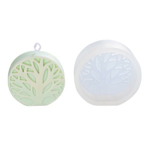 แม่พิมพ์ซิลิโคนสำหรับทำเทียนหอมแบบแท่งทำจากเรซินสบู่ยิปซั่มดอกไม้ประดิษฐ์ทำจากดินปั้นจากต้นไม้แห่งชีวิตแบบเรียบง่าย3D - Product Image 2