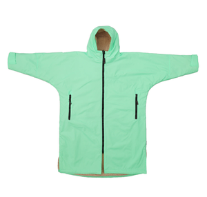 Parka de natation fluorescente personnalisée avec logo, robe de changement imperméable et sèche pour hommes et femmes, plage, piscine - Product Image 2