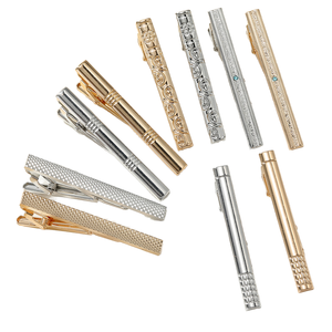 फैशन विभिन्न डिजाइन सामान धनुष क्लिप सेट चांदी टाई पिन सेट कस्टम पुरुषों के लिए कस्टम बनाया गया लक्जरी टाई क्लिप - Product Image 1