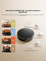 Cuisinière électrique multifonctionnelle en céramique Mijia 2200W S1, fourneau simulant un feu de charbon de bois pour Xiaomi Youpin