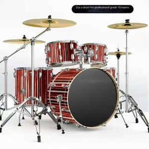 Bộ trống dành cho người lớn và trẻ em, sử dụng tại nhà, trống Jazz phù hợp cho người mới bắt đầu luyện tập và biểu diễn chuyên nghiệp. - Product Image 6