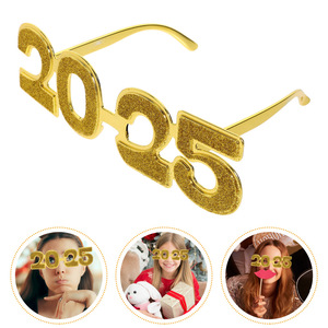 Venta al por mayor oro plata azul Rosa tendencia personalizada gafas de sol fiesta favores 2025 gafas de fiesta