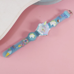 Montres à Main de Mode Personnalisées à Motif de Petite Fille de Dessin Animé, Mouvement à Quartz de Type Sportif, Analogiques Étanche <span class=keywords><strong>pour</strong></span> Enfants - Product Image 5