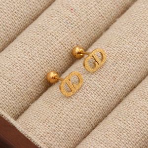 EH278 Stainless Steel Screw <b>Back</b> <b>Earrings</b> Sleep Free 18k Gold Plated Enamel Kitty Zircon Stud <b>Earrings</b> for Girls Gift - Product Image 5