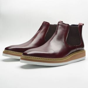 Botas Chukka para Hombre, Estilo 2025, de Gamuza Vacuna, Antideslizantes, Estilo Chelsea, de Cuero Inglés, para Otoño/Invierno - Product Image 5