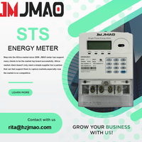 Medidor de Electricidad Prepago Monofásico JM Costa de Marfil con Sistema de Facturación Habilitado para IoT para Uso Doméstico y Comercial, Monitoreo de Energía
