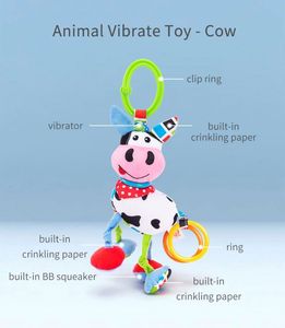 El mejor sonajero y mordedor de peluche suave y colorido <span class=keywords><strong>para</strong></span> bebés, juguete colgante <span class=keywords><strong>para</strong></span> cuna, el más vendido. - Product Image 2