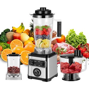 Licuadora Comercial de Alta Resistencia 6 en 1 de 3L con Velocidad Variable y Motor de Cobre Puro - Procesador de Alimentos y Exprimidor de Smoothies - Product Image 1