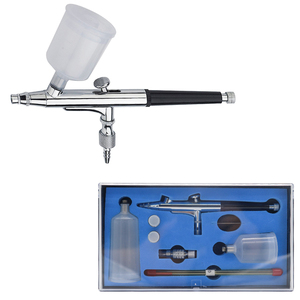 Kit <span class=keywords><strong>complet</strong></span> d'entretien pour aérographe : Aérographe 0,3 mm avec 2 aiguilles et buses de rechange, brosse de nettoyage, clé pour une utilisation continue - Product Image 3