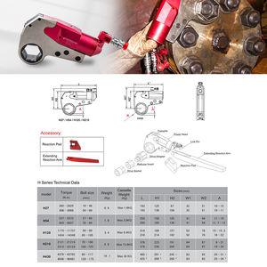 WREN Top Spot Goods Factory H27/54/120/210/430 Verstelbare Hydraulische Momentsleutel Laag Profiel Industrie met 360° °   Draaikoppeling - Product Image 3