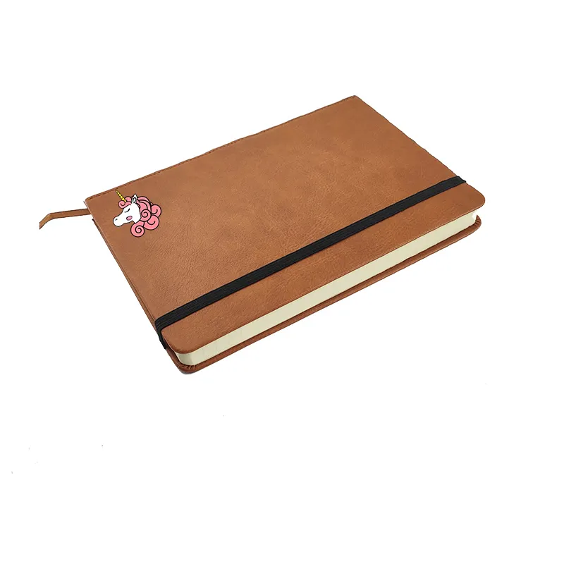 2021 Custom Logo A5 Planner PU Leather Cheap Hardcover Sketchbook Journal Factory Note book