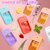 Étui de protection en silicone de qualité alimentaire FDA/LFGB pour vaporisateur désinfectant pour les mains, compatible Touchland, écologique, avec porte-clés