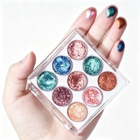 Palette de fards à paupières scintillants et mats multi-usages, maquillage haute pigmentation, couleur macaron, poudre naturelle pour peau foncée, minérale