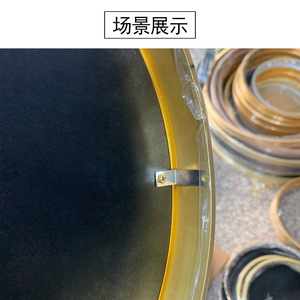 7-Shaped <b>Corner</b> <b>Protector</b> Zinc Alloy Single Hole For Furniture Frame Connecting Piece Durable Minimalist Design - Product Image 5