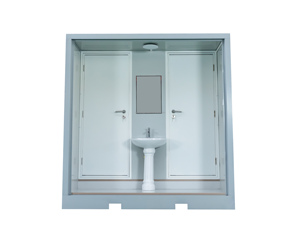 Toilettes mobiles portables à bas prix, extérieur, <span class=keywords><strong>2</strong></span> <span class=keywords><strong>en</strong></span> <span class=keywords><strong>1</strong></span>, conteneur préfabriqué <span class=keywords><strong>WC</strong></span>, double pièce - Product Image 2