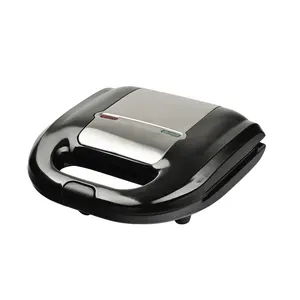 Electric Press Grill Sandwich Maker With Non-Stick Coated Plates