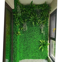 Panneaux de fond modernes pour restaurant, en carrelage, effet neige, placage terrazzo, Mcm, floral, PU, mur de haie artificielle en boîte