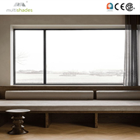 Fenêtre fixe certifiée NFRC aux normes américaines, insonorisée, résistante aux chocs, double vitrage, du sol au plafond, grande vitrine pour maison résidentielle